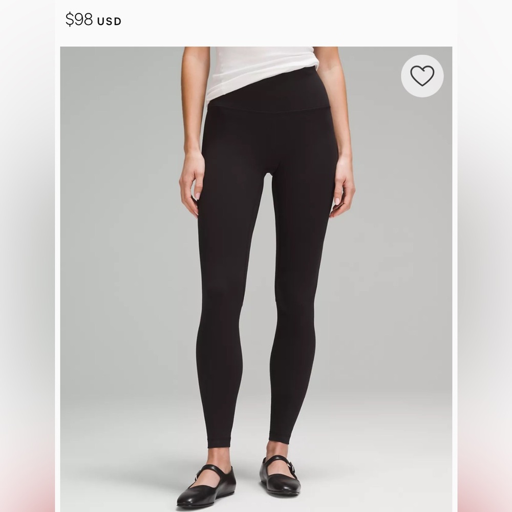 LuLuLemon Women’s Black Leggings Size 4